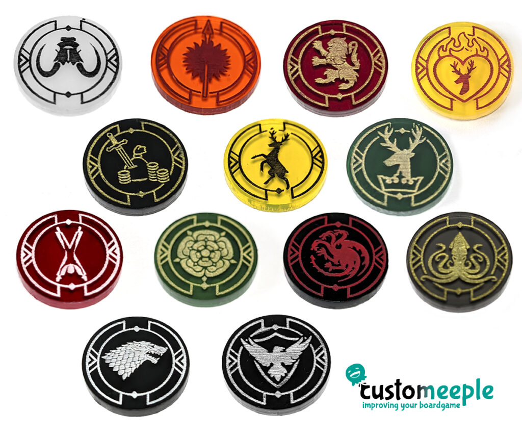 A Song of Ice and Fire Faction Markers - Customeeple